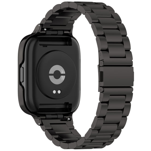 2 in 1 Three-bead Metal Watch Band with Watch Frame, For Redmi Watch 3 Lite / Watch 3 Active