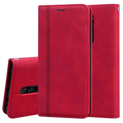 Frosted Business Magnetic Horizontal Flip PU Leather Case with Holder & Card Slot & Lanyard, For Xiaomi Redmi K20, For Xiaomi Redmi 6A, For Xiaomi Redmi 7, For Xiaomi Redmi 7A