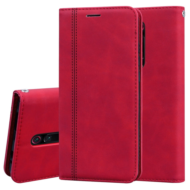 Frosted Business Magnetic Horizontal Flip PU Leather Case with Holder & Card Slot & Lanyard, For Xiaomi Redmi K20, For Xiaomi Redmi 6A, For Xiaomi Redmi 7, For Xiaomi Redmi 7A