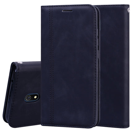 Frosted Business Magnetic Horizontal Flip PU Leather Case with Holder & Card Slot & Lanyard, For Xiaomi Redmi 8, For Xiaomi Redmi 8A, For Xiaomi Redmi Note 7, For Xiaomi Redmi Note 8 Pro