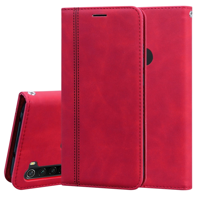 Frosted Business Magnetic Horizontal Flip PU Leather Case with Holder & Card Slot & Lanyard, For Xiaomi Redmi Note 8, For Xiaomi Redmi Note 8T, For Xiaomi Redmi Note 9 / Redmi 10X 4G, For Xiaomi Redmi Note 9S
