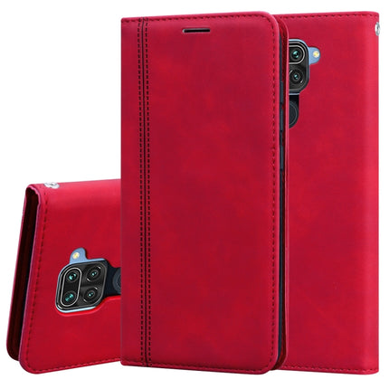 Frosted Business Magnetic Horizontal Flip PU Leather Case with Holder & Card Slot & Lanyard, For Xiaomi Redmi Note 8, For Xiaomi Redmi Note 8T, For Xiaomi Redmi Note 9 / Redmi 10X 4G, For Xiaomi Redmi Note 9S