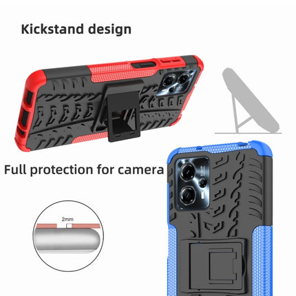 Tire Texture TPU + PC Phone Case with Holder, For Motorola Moto G23, For Motorola Moto G53