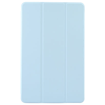 Solid Color 3-folding Leather Tablet Case, For Honor Pad X9 / X8 Pro