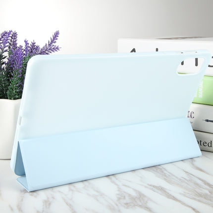 Solid Color 3-folding Leather Tablet Case, For Honor Pad X9 / X8 Pro