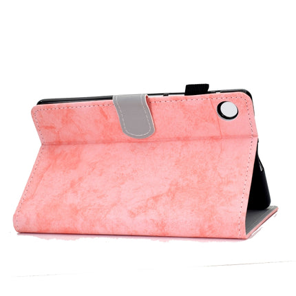 For Huawei MatePad T8 Marble Style Cloth Texture Tablet PC Protective Leather Case with Bracket & Card Slot & Pen Slot & Anti Skid Strip, For Huawei MatePad T8