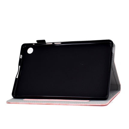 For Huawei MatePad T8 Marble Style Cloth Texture Tablet PC Protective Leather Case with Bracket & Card Slot & Pen Slot & Anti Skid Strip, For Huawei MatePad T8