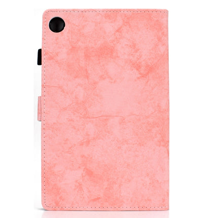 For Lenovo Tab M10 Plus TB-X606F Marble Style Cloth Texture Tablet PC Protective Leather Case with Bracket & Card Slot & Pen Slot & Anti Skid Strip & Wake-up / Sleep Function, For Lenovo Tab M10 Plus TB-X606F