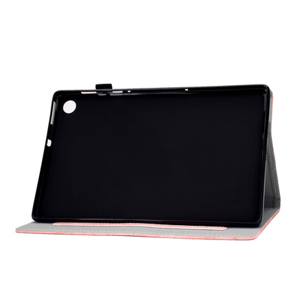 For Lenovo Tab M10 Plus TB-X606F Marble Style Cloth Texture Tablet PC Protective Leather Case with Bracket & Card Slot & Pen Slot & Anti Skid Strip & Wake-up / Sleep Function, For Lenovo Tab M10 Plus TB-X606F