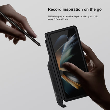 NILLKIN Frosted Fold PC + TPU Phone Case with Pen Slot, For Samsung Galaxy Z Fold5