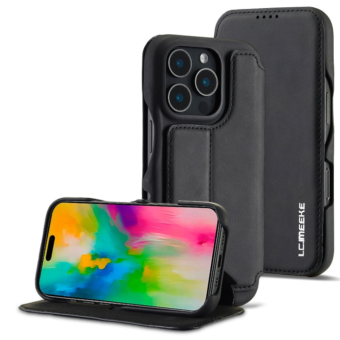 LC.IMEEKE Hon Ancient Series Flip Leather Phone Case, For iPhone 15 Pro Max, For iPhone 15 Pro, For iPhone 15 Plus, For iPhone 15