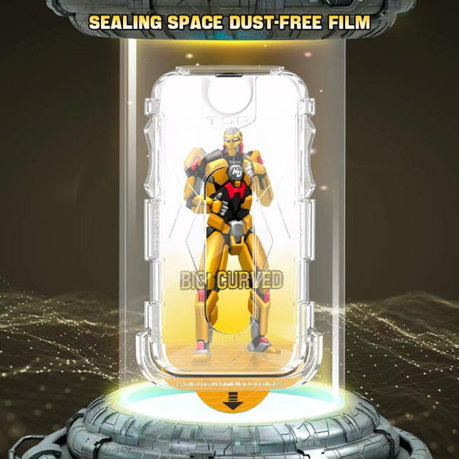 Easy Install Dust-proof Armor Tempered Glass Film, For iPhone 17e / 16e, For iPhone 17 Pro Max, For iPhone 17 Pro, For iPhone 17, For iPhone Air, For iPhone 16 Pro Max, For iPhone 16 Pro, For iPhone 16 Plus, For iPhone 16, For iPhone 15 Pro Max        ...