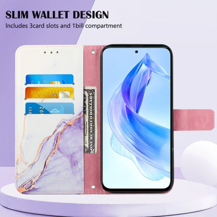 PT003 Marble Pattern Flip Leather Phone Case, For Honor 90 Lite, For Honor 90 Pro, For Honor 90, For Honor X7a / Play7T