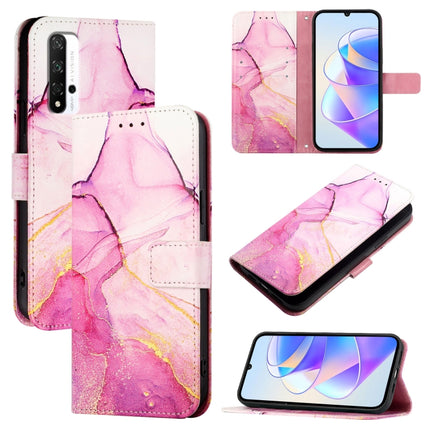 PT003 Marble Pattern Flip Leather Phone Case, For Honor 20 / 20 Pro / 20S, For Honor 9X 4G Global / Huawei Enjoy 10 Plus