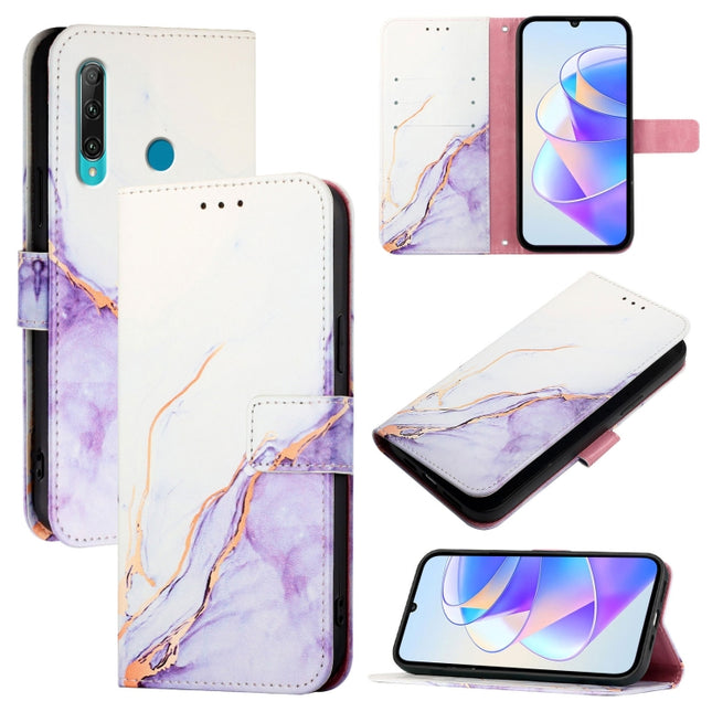 PT003 Marble Pattern Flip Leather Phone Case, For Honor 20 lite / 10i / 20e, For Honor 20 / 20 Pro / 20S, For Honor 9X 4G Global / Huawei Enjoy 10 Plus