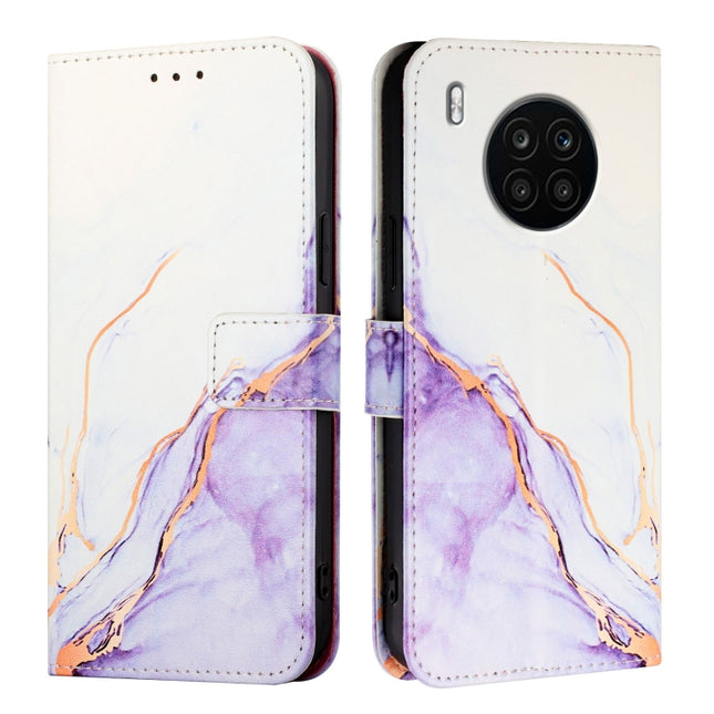 PT003 Marble Pattern Flip Leather Phone Case, For Honor 50 Lite / Huawei nova 8i, For Honor 50 Pro / Huawei nova 9 Pro, For Honor 50 SE / Huawei nova 9 SE, For Honor 20 lite / 10i / 20e