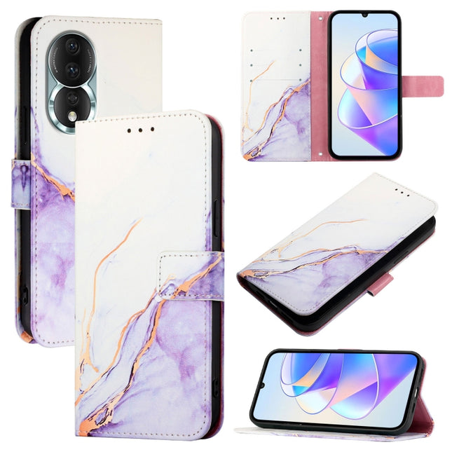 PT003 Marble Pattern Flip Leather Phone Case, For Honor 80, For Honor X30 5G / X9 4G / X9 5G, For Honor X40i, For Honor 70 Pro