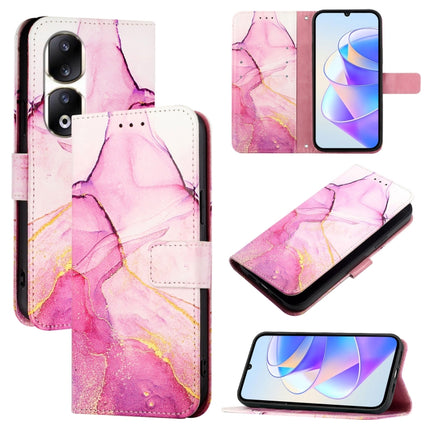 PT003 Marble Pattern Flip Leather Phone Case, For Honor 90 Lite, For Honor 90 Pro, For Honor 90, For Honor X7a / Play7T