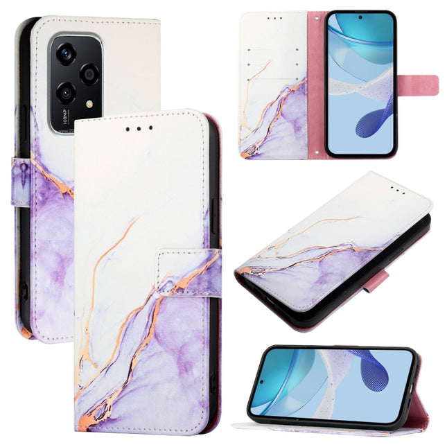 PT003 Marble Pattern Flip Leather Phone Case, For Honor 200 Lite Global, For Honor 90 Smart / X7b / Play 50 Plus, For Honor Magic6 Pro, For Honor Magic6