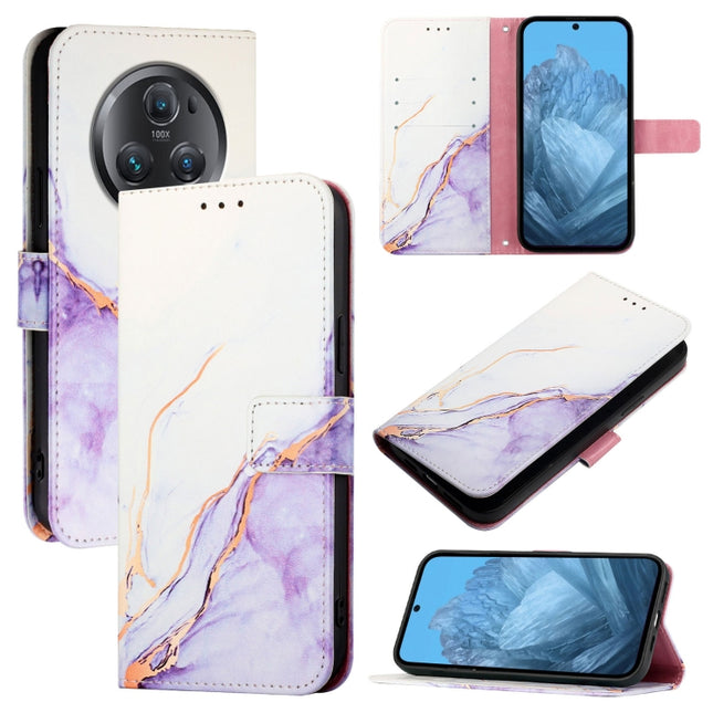 PT003 Marble Pattern Flip Leather Phone Case, For Honor Magic5 Pro, For Honor X40 / X9a / Magic5 Lite, For Honor 80 GT, For Honor 80