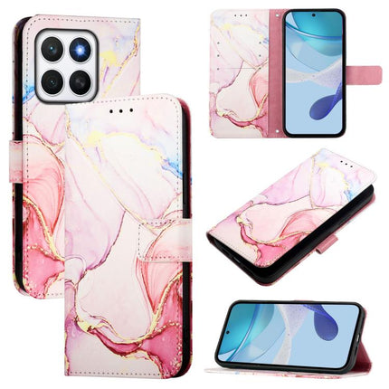 PT003 Marble Pattern Flip Leather Phone Case, For Honor 400 Lite Global, For Honor 400 Global 156.5mm, For Honor X8c 4G, For Honor GT