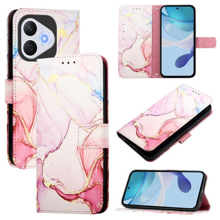 PT003 Marble Pattern Flip Leather Phone Case, For Honor 400 Lite Global, For Honor 400 Global 156.5mm, For Honor X8c 4G, For Honor GT