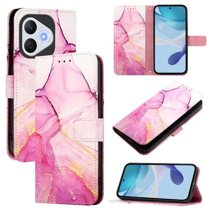 PT003 Marble Pattern Flip Leather Phone Case, For Honor 400 Lite Global, For Honor 400 Global 156.5mm, For Honor X8c 4G, For Honor GT