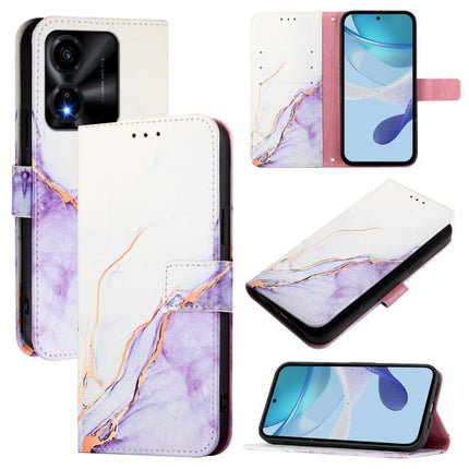 PT003 Marble Pattern Flip Leather Phone Case, For Honor Play 70 Plus, For Honor X5c Plus, For Honor X6c 4G, For Honor 400 Pro Global 160.8mm