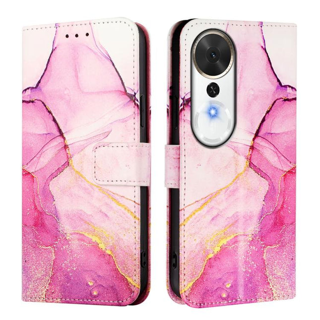 PT003 Marble Pattern Flip Leather Phone Case, For Honor Play 70 Plus, For Honor X5c Plus, For Honor X6c 4G, For Honor 400 Pro Global 160.8mm