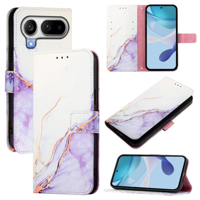 PT003 Marble Pattern Flip Leather Phone Case, For Honor Magic8 Pro Air, For Honor X8d 4G, For Honor Magic8 Pro, For Honor Magic8