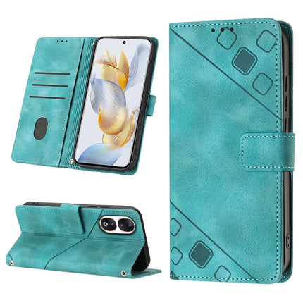 Skin-feel Embossed Leather Phone Case, For Honor X6a, For Honor 90 Lite, For Honor 90 Pro, For Honor 90