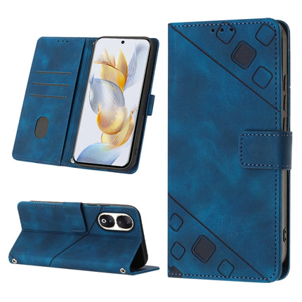 Skin-feel Embossed Leather Phone Case, For Honor X6a, For Honor 90 Lite, For Honor 90 Pro, For Honor 90