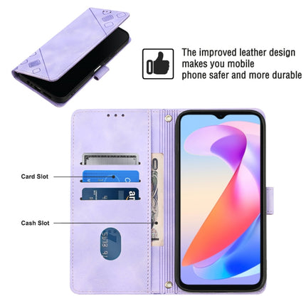 Skin-feel Embossed Leather Phone Case, For Honor X6a, For Honor 90 Lite, For Honor 90 Pro, For Honor 90