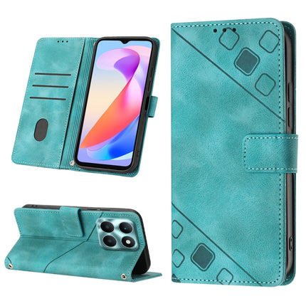 Skin-feel Embossed Leather Phone Case, For Honor X6a, For Honor 90 Lite, For Honor 90 Pro, For Honor 90