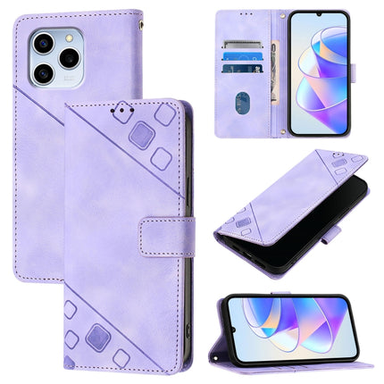 Skin-feel Embossed Leather Phone Case, For Honor X40i, For Honor 70 Pro, For Honor 60 SE, For Honor 60 Pro