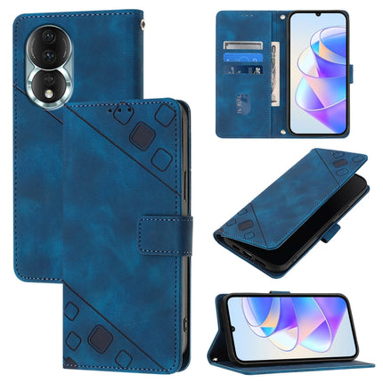 Skin-feel Embossed Leather Phone Case, For Honor X7a / Play7T 5G, For Honor Magic5 Pro, For Honor 80 GT, For Honor 80