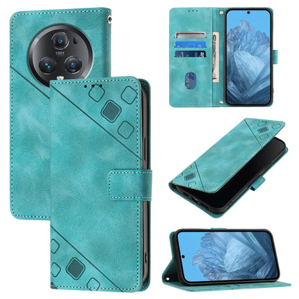 Skin-feel Embossed Leather Phone Case, For Honor X7a / Play7T 5G, For Honor Magic5 Pro, For Honor 80 GT, For Honor 80