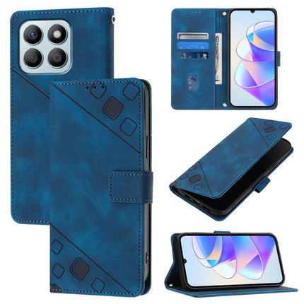 Skin-feel Embossed Leather Phone Case, For Honor Magic6 Pro 5G Global, For Honor Magic6 5G Global, For Honor X8b, For Honor X9b / Magic6 Lite 5G Global