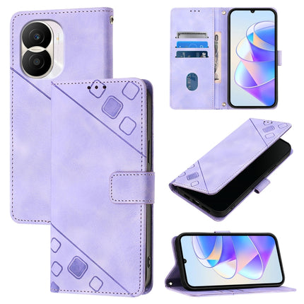 Skin-feel Embossed Leather Phone Case, For Honor X40i, For Honor 70 Pro, For Honor 60 SE, For Honor 60 Pro