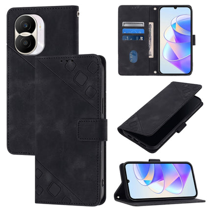 Skin-feel Embossed Leather Phone Case, For Honor X40i, For Honor 70 Pro, For Honor 60 SE, For Honor 60 Pro