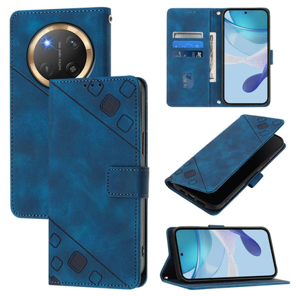 Skin-feel Embossed Leather Phone Case, For Honor 300 5G, For Honor X9c 5G Global, For Honor X6b, For Honor 200