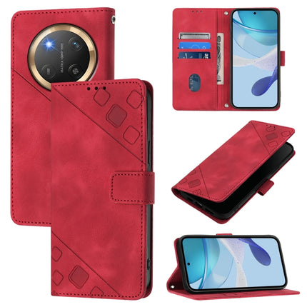 Skin-feel Embossed Leather Phone Case, For Honor 300 5G, For Honor X9c 5G Global, For Honor X6b, For Honor 200