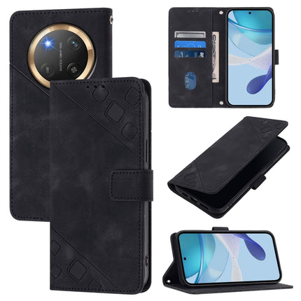 Skin-feel Embossed Leather Phone Case, For Honor 300 5G, For Honor X9c 5G Global, For Honor X6b, For Honor 200