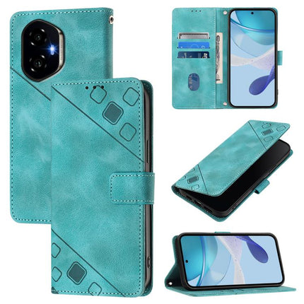 Skin-feel Embossed Leather Phone Case, For Honor 300 5G, For Honor X9c 5G Global, For Honor X6b, For Honor 200