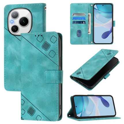 Skin-feel Embossed Leather Phone Case, For Honor Power 5G, For Honor Play 60 5G, For Honor 400 Lite Global, For Honor 400 Global 156.5mm
