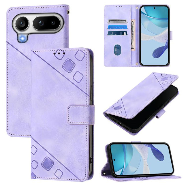 Skin-feel Embossed Leather Phone Case, For Honor Magic8 Pro Air 5G, For Honor X8d 4G Global, For Honor Magic8 Pro, For Honor Magic8
