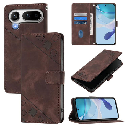 Skin-feel Embossed Leather Phone Case, For Honor Magic8 Pro Air 5G, For Honor X8d 4G Global, For Honor Magic8 Pro, For Honor Magic8