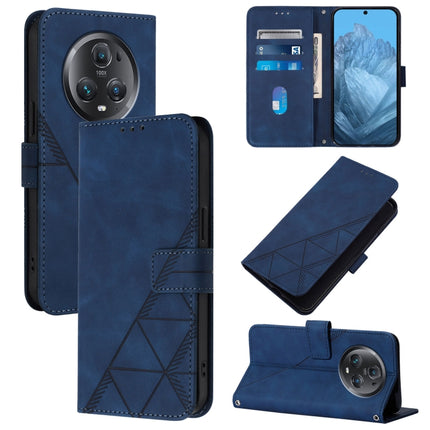 Crossbody 3D Embossed Flip Leather Phone Case, For Honor 90, For Honor Magic5 Pro