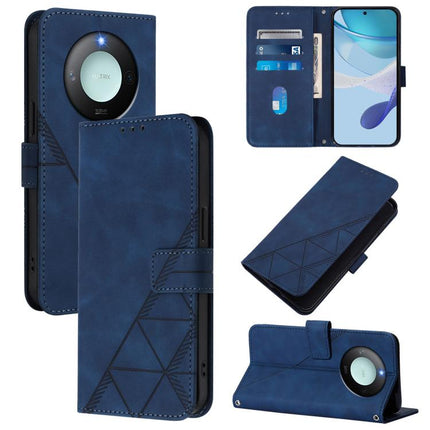 Crossbody 3D Embossed Flip Leather Phone Case, For Honor 400 Global 156.5mm, For Honor X8c 4G Global, For Honor GT, For Honor X9C Smart Global