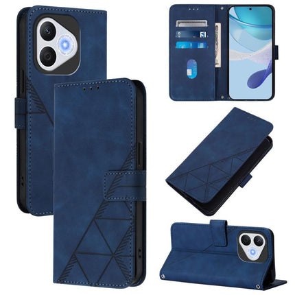 Crossbody 3D Embossed Flip Leather Phone Case, For Honor 400 Pro Global 160.8mm, For Honor Power 5G, For Honor Play 60 5G, For Honor 400 Lite Global